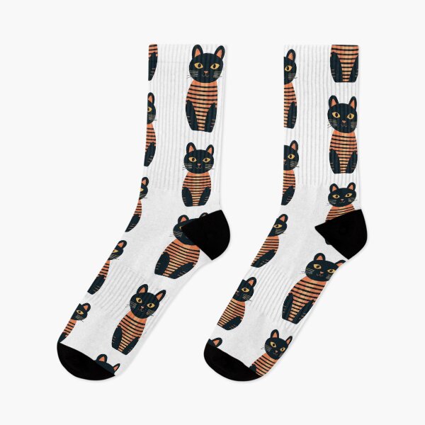 Item preview, Abstract Retro Black Cat designed and sold by MaateoDesign.
