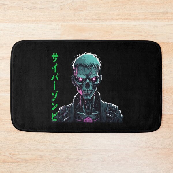 Item preview, Cyber-Zombie Kanji, Gaunt Undead Cyberpunk designed and sold by Burn-Ego.