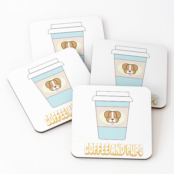 Item preview, Coffee and Pups designed and sold by Antsartistalley.