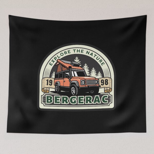 Item preview, Explore the nature Bergerac 1998 Outdoors design designed and sold by RetroDesignsNW.