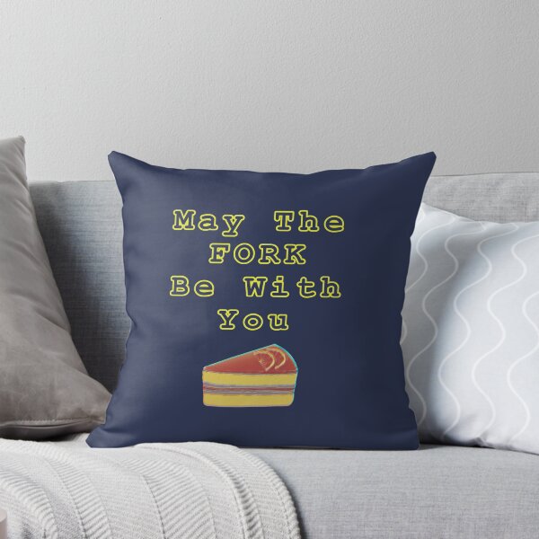 Item preview, May the FORK be with you | Navy Blue designed and sold by DarinaDrawing.