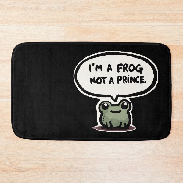 Item preview, I am a simple frog not a prince designed and sold by DoodleDashShop.