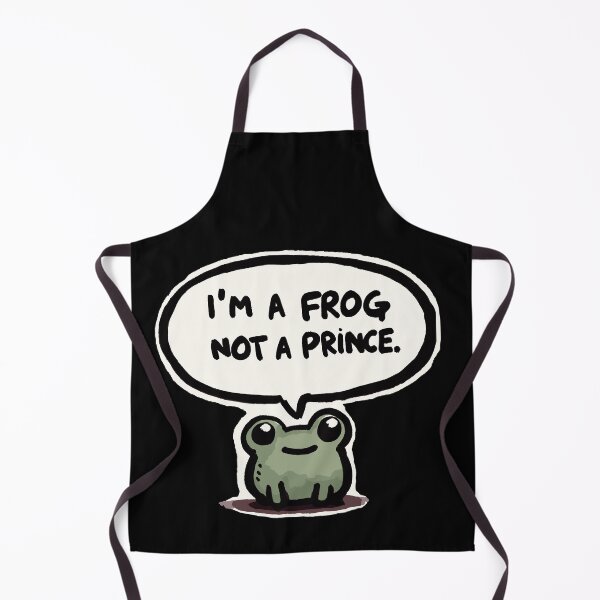 Artikelvorschau, I am a simple frog not a Prince entworfen und verkauft von DoodleDashShop.