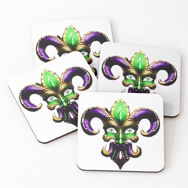 Item preview, Mardi Gras Fleur De Lis designed and sold by trailsitravel.