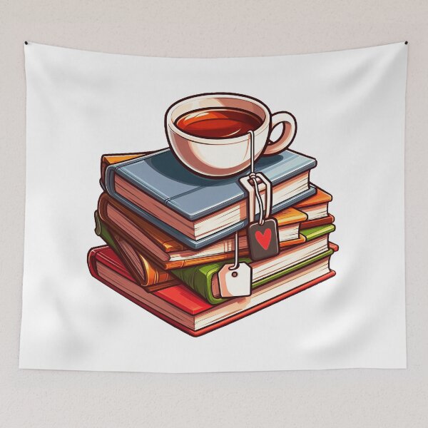 Item preview, Tea and books designed and sold by tee snap.
