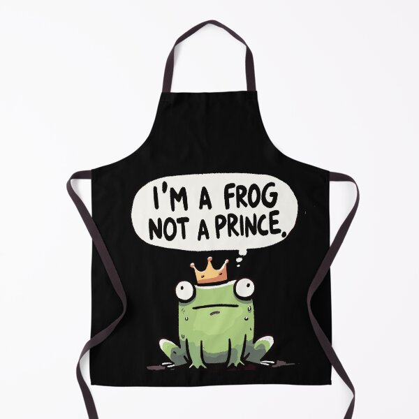 Artikelvorschau, I am a Frog not a Prince Crown Frog entworfen und verkauft von DoodleDashShop.