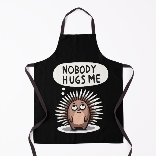 Item preview, Nobody hugs me Hedgehog designed and sold by DoodleDashShop.