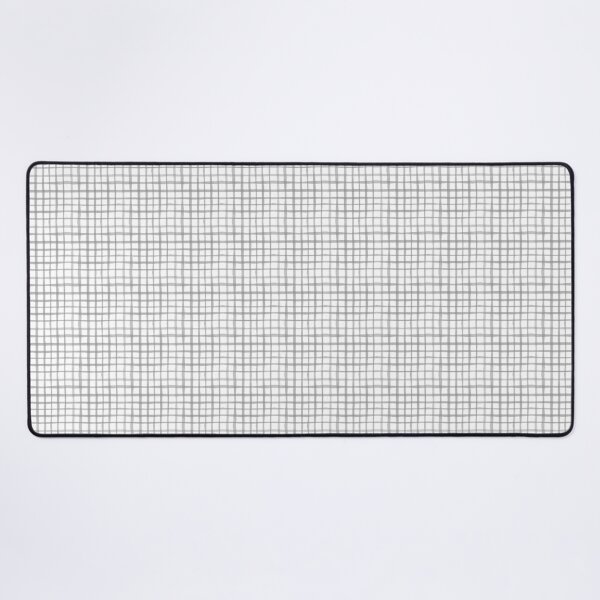 Item preview, White Grey Plaid / gingham || geometric square grid designed and sold by wordznart.