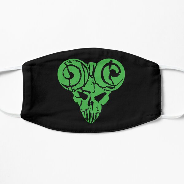 Cyber LED Kitsune Fox Mask - Japanese Tattoo Oni Plastic Mask Unisex Lime Green