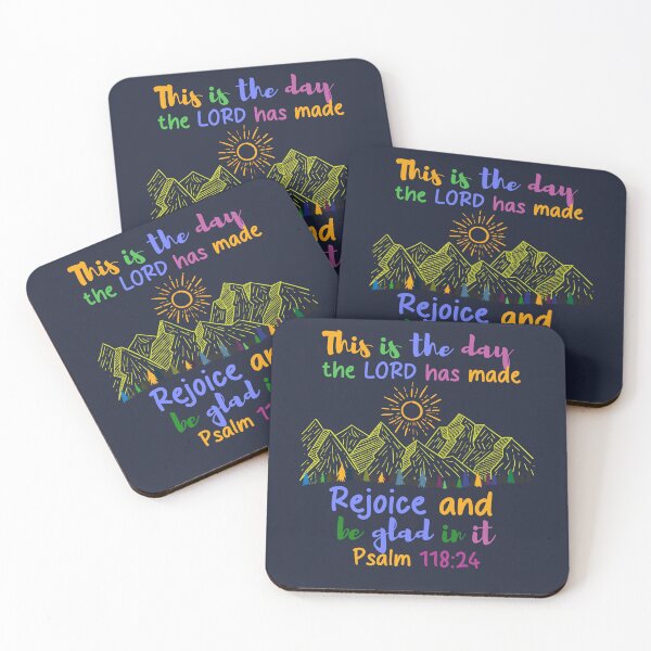 Item preview, Psalm 118 Day the Lord Has Made Bible Verse Design designed and sold by EdifiedExpressions.