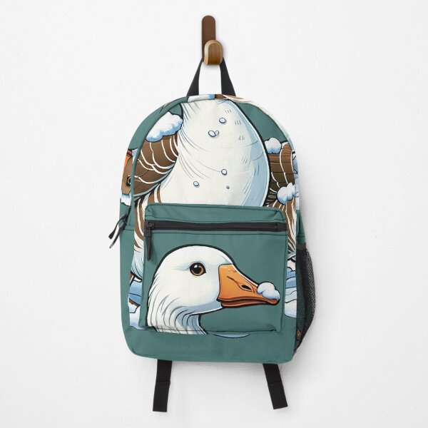 Item preview, Snowflakes and Feathers: A Trio of Geese in Winter's Embrace designed and sold by mugooooo.
