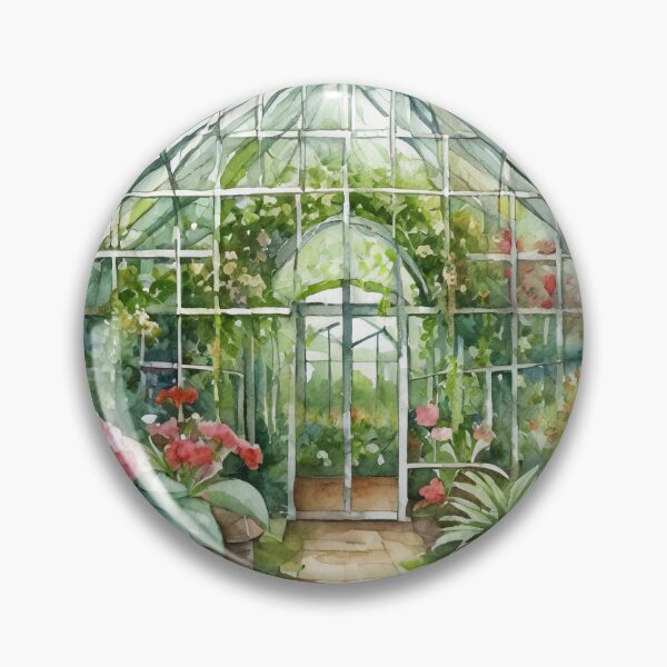 Item preview, Greenhouse with Flowers  designed and sold by Hoeshie.