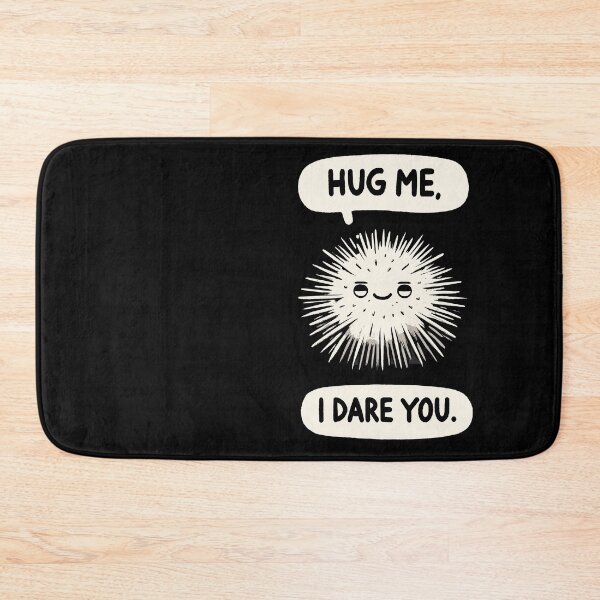 Item preview, Hug me I dare you cute Sea Urchin designed and sold by DoodleDashShop.