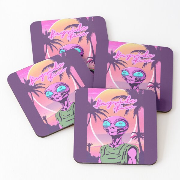Item preview, Miami Bayside Alien designed and sold by GleamingGiant.