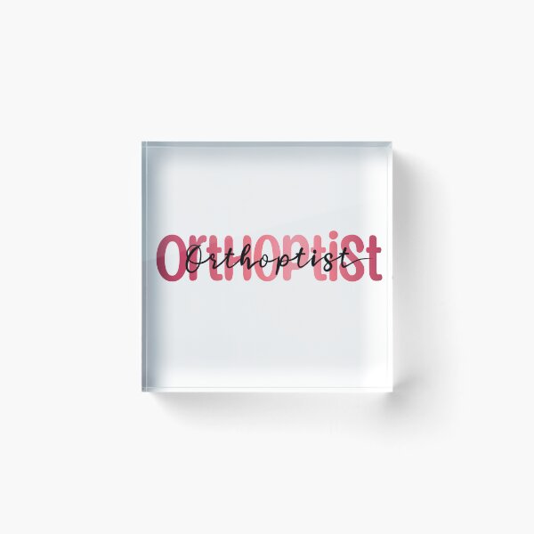 Item preview, Orthoptist designed and sold by Orthopchicks.