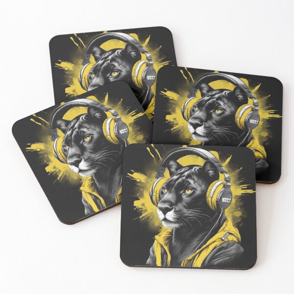Item preview, Panther as a DJ designed and sold by KarakitAI.