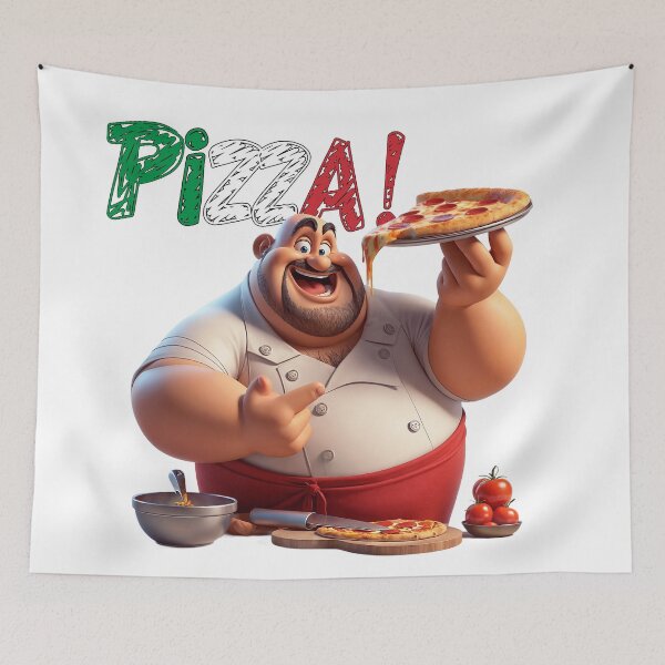 Item preview, Pizza Maestro: Italian Flavor Fiesta! designed and sold by NickTaroDesign.
