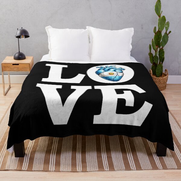 Item preview, I Love Argentina Country Heart Flag designed and sold by SambaStyles.