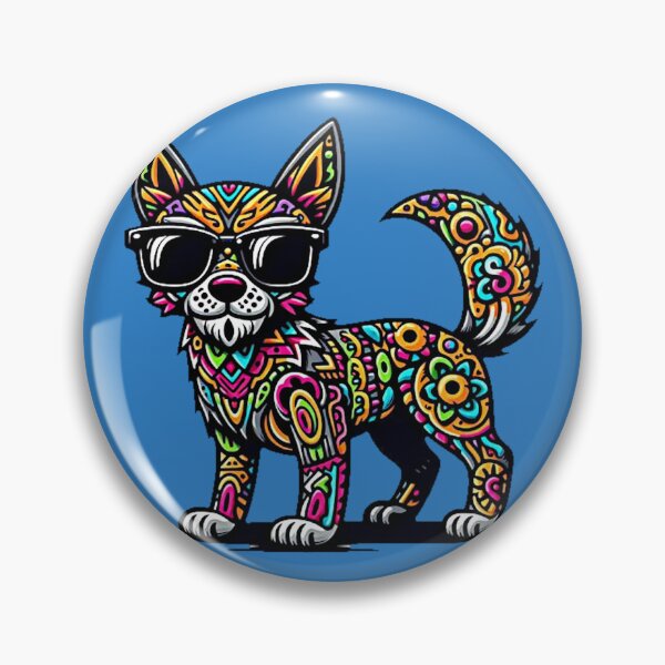 Item preview, tribal dog designed and sold by ONIX23.