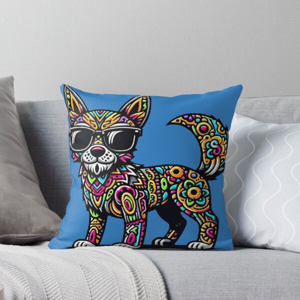 Item preview, tribal dog designed and sold by ONIX23.