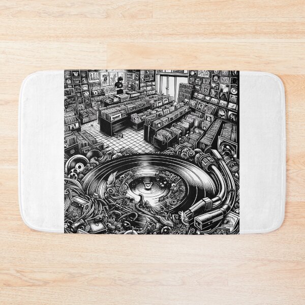 Item preview, Record shop designed and sold by OldSchoolRetro.