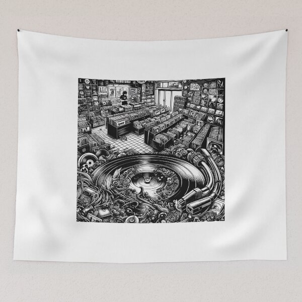 Item preview, Record shop designed and sold by OldSchoolRetro.