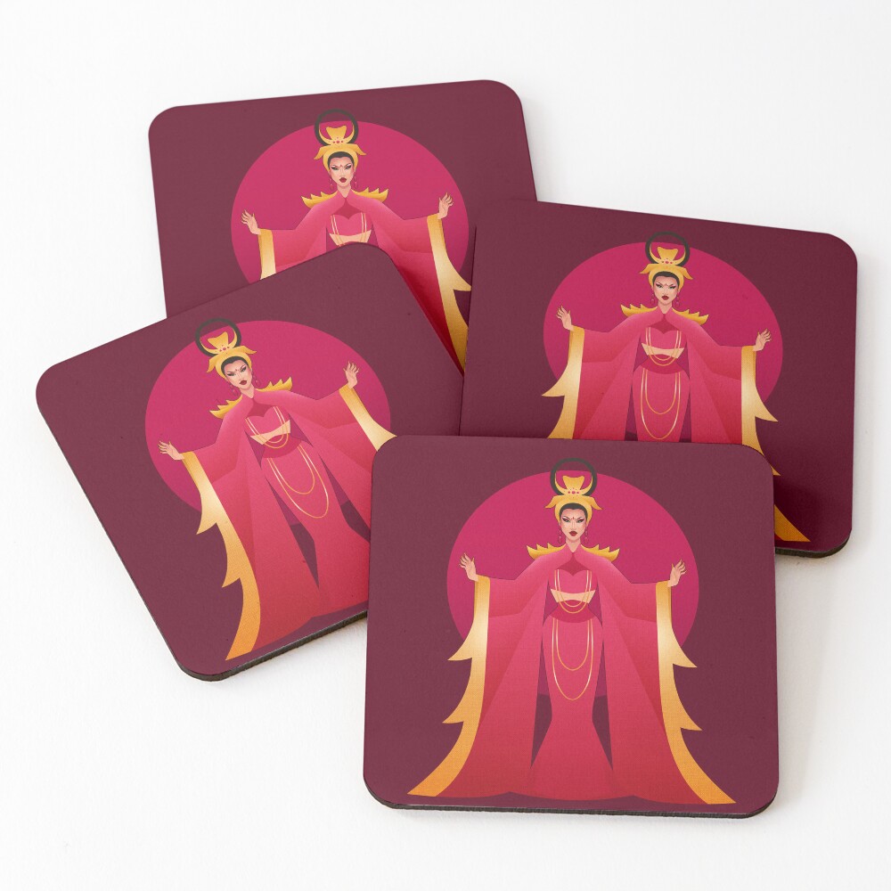 Item preview, Coasters (Set of 4) designed and sold by RikDrawsThings.