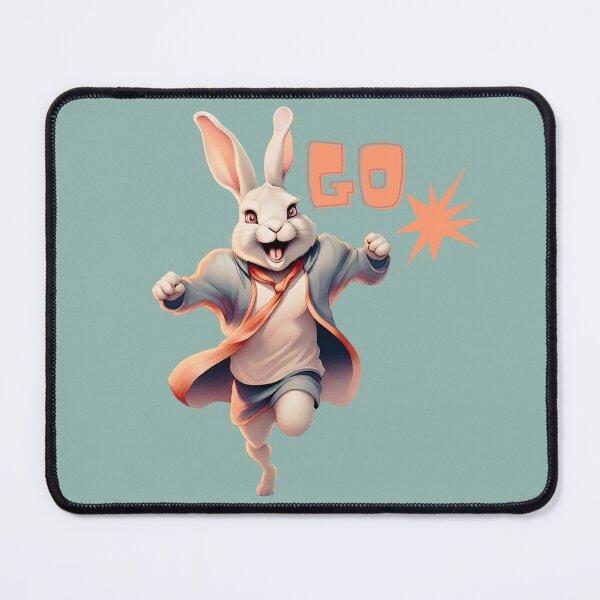 Item preview, Rabbit Go designed and sold by BreezifyDesignStudio.