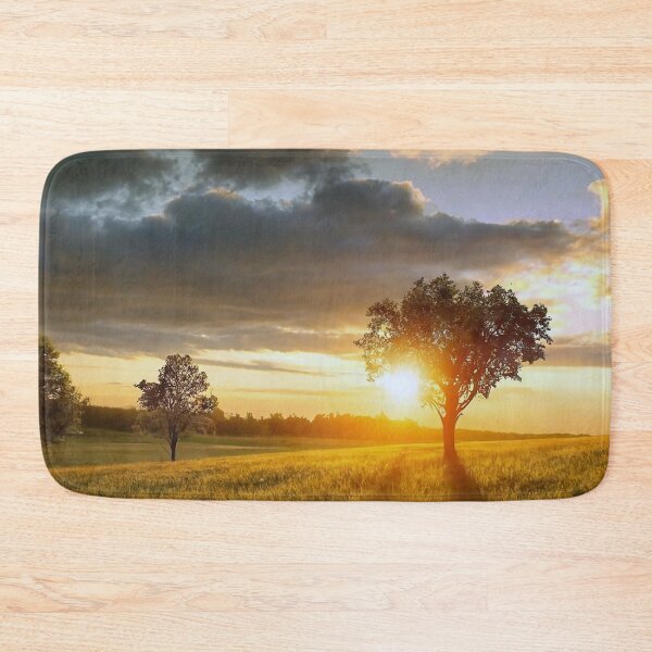 Item preview, Golden Sun Rays Through Tree Branches, Clouds and Field   designed and sold by Loving Nature Gifts.