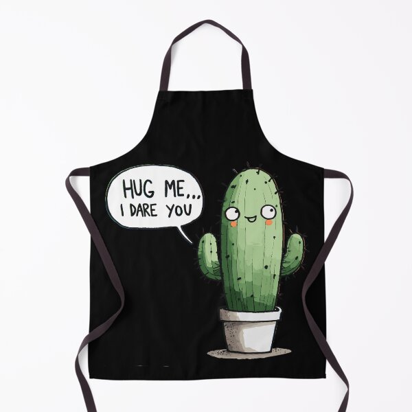 Item preview, Hug me I dare you Cactus designed and sold by DoodleDashShop.