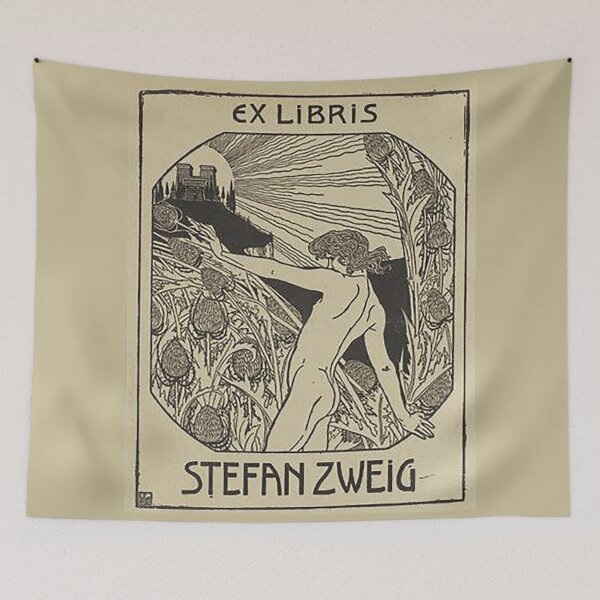 Item preview, HD. Ex libris Stefan Zweig, Reading, by Ephraim Moses Lilien designed and sold by MINDTHECHERRY.