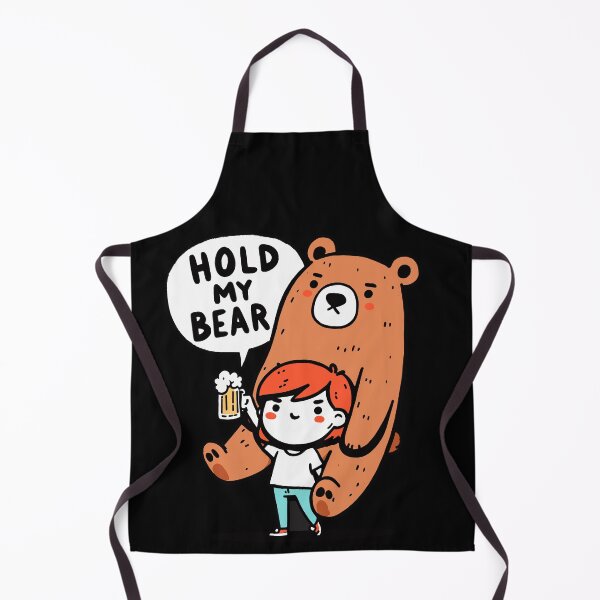 Item preview, Hold my Bear Beer Girl designed and sold by DoodleDashShop.
