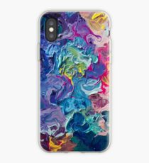Rainbow Flow Abstraction iPhone Case