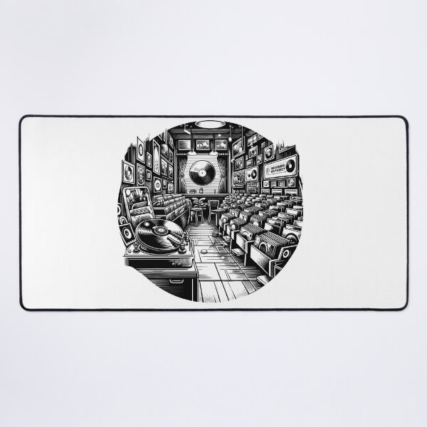 Item preview, Record shop designed and sold by OldSchoolRetro.