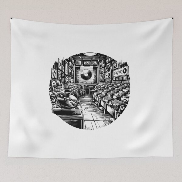 Item preview, Record shop designed and sold by OldSchoolRetro.