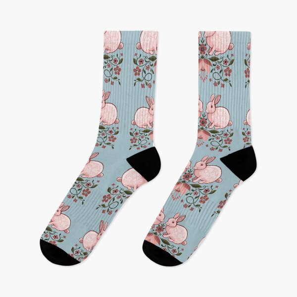 Artikelvorschau, Osterhasen und wilde Frühlingsblumen entworfen und verkauft von Hennagirl.