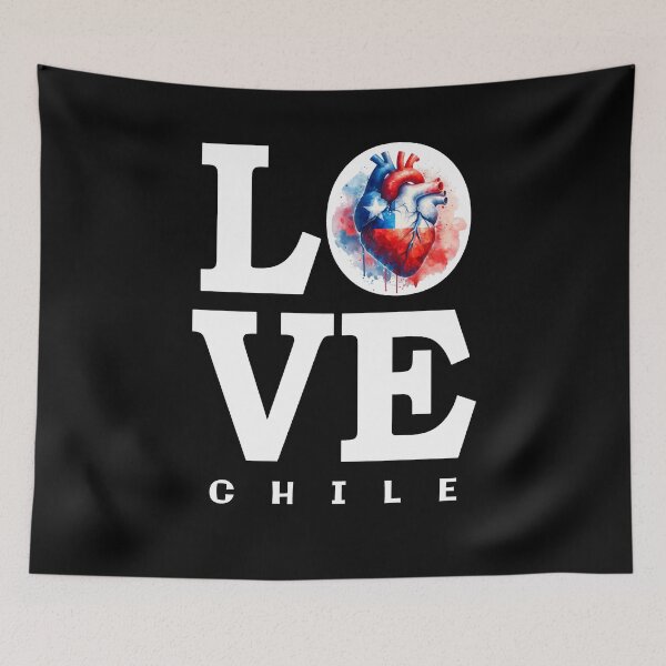 Item preview, I Love Chile Artistic Pride Heart designed and sold by SambaStyles.