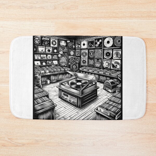 Item preview, Record shop designed and sold by OldSchoolRetro.