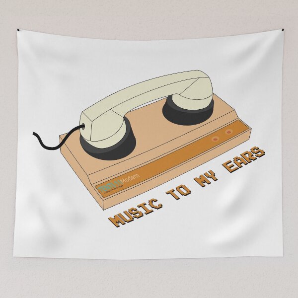 Item preview, Modem - Music to my ears designed and sold by tentihandmade.