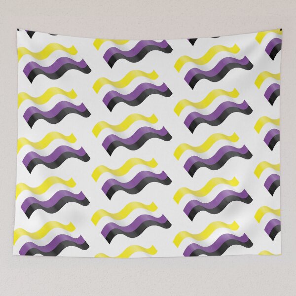 Item preview, Nonbinary Pride Flag designed and sold by HarveyHandcraftsandDesigns.