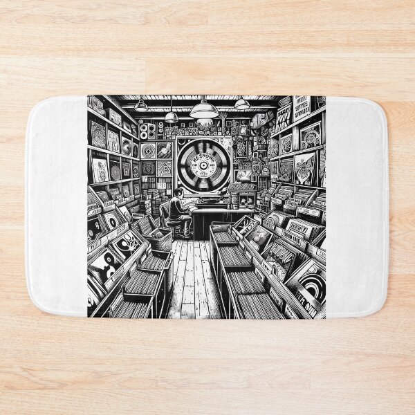 Item preview, Record shop designed and sold by OldSchoolRetro.