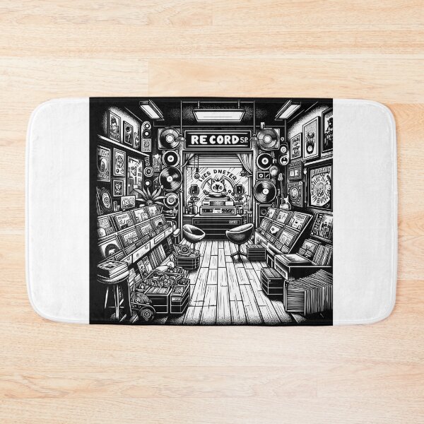 Item preview, Record shop designed and sold by OldSchoolRetro.