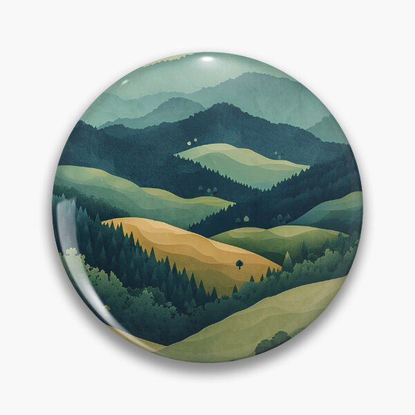 Item preview, Beautiful hilly landscape designed and sold by randrdesign.