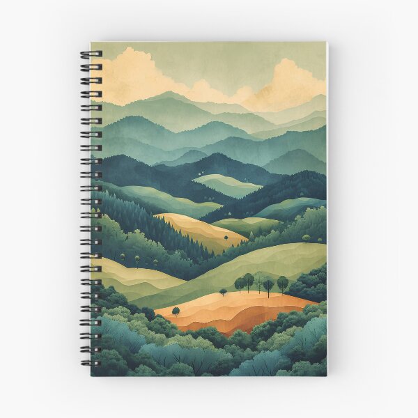 Item preview, Beautiful hilly landscape designed and sold by randrdesign.
