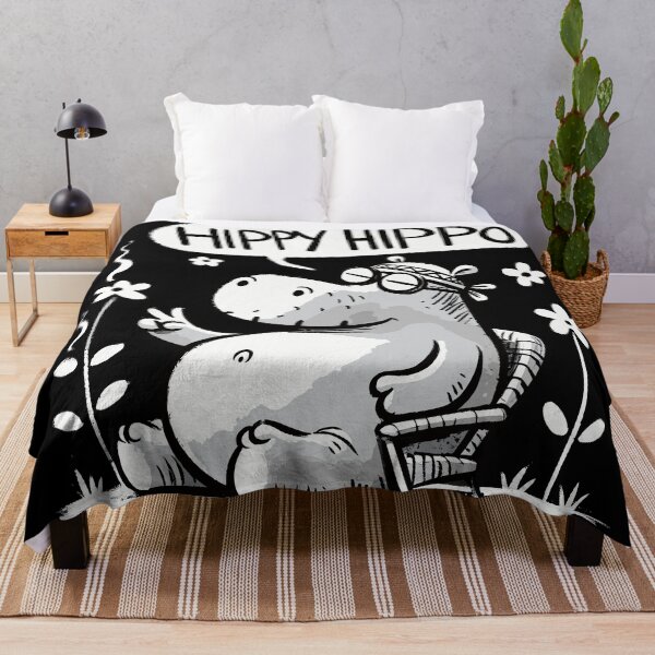 Artikelvorschau, Hippy Hippo Hippotatamus entworfen und verkauft von DoodleDashShop.