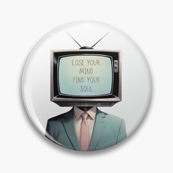 Item preview, Lose your mind find your soul Tv on head designed and sold by EtherealDesires.