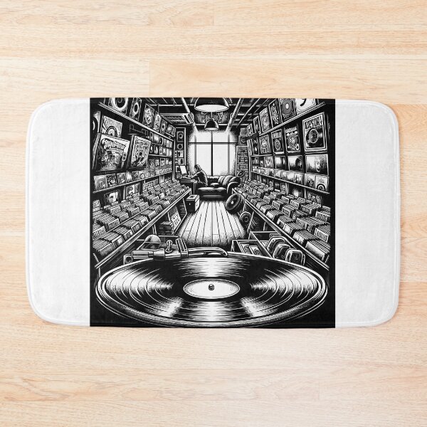 Item preview, Record shop designed and sold by OldSchoolRetro.