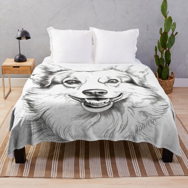 Item preview, Welsh Corgi Pembroke, dog portrait dog head designed and sold by WallyPink.