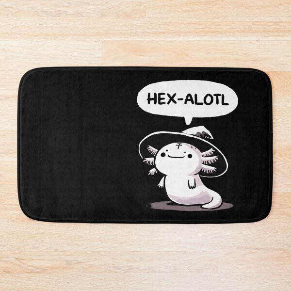 Item preview, Hexalotl Axolotl Witch Occultist designed and sold by DoodleDashShop.