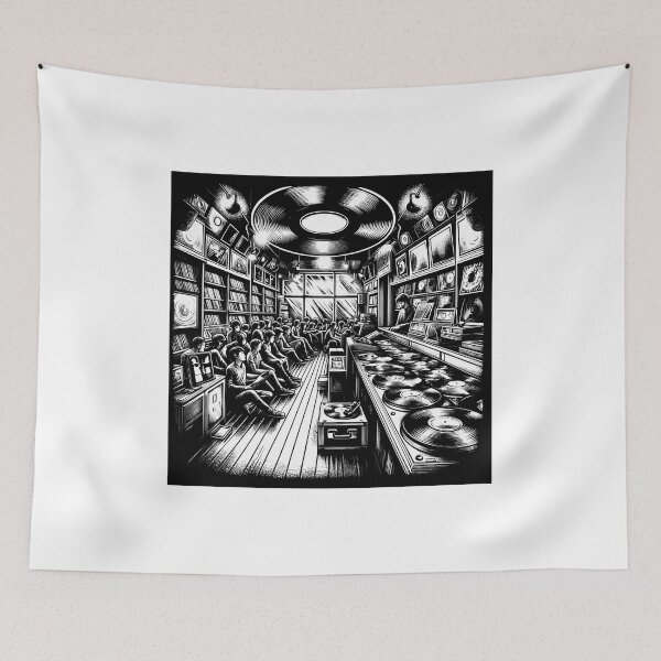 Item preview, Record shop designed and sold by OldSchoolRetro.